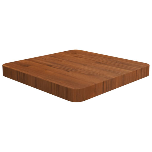 Tischplatte Quadratisch Dunkelbraun 40x40x4cm Behandelte Eiche