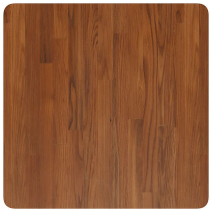 Tischplatte Quadratisch Dunkelbraun 60x60x4cm Behandelte Eiche