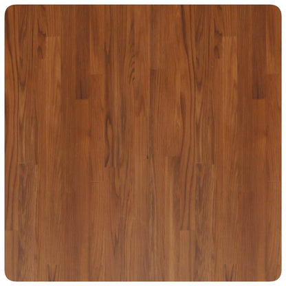 Tischplatte Quadratisch Dunkelbraun 80x80x4cm Behandelte Eiche