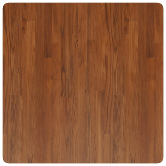 Tischplatte Quadratisch Dunkelbraun 80x80x4cm Behandelte Eiche