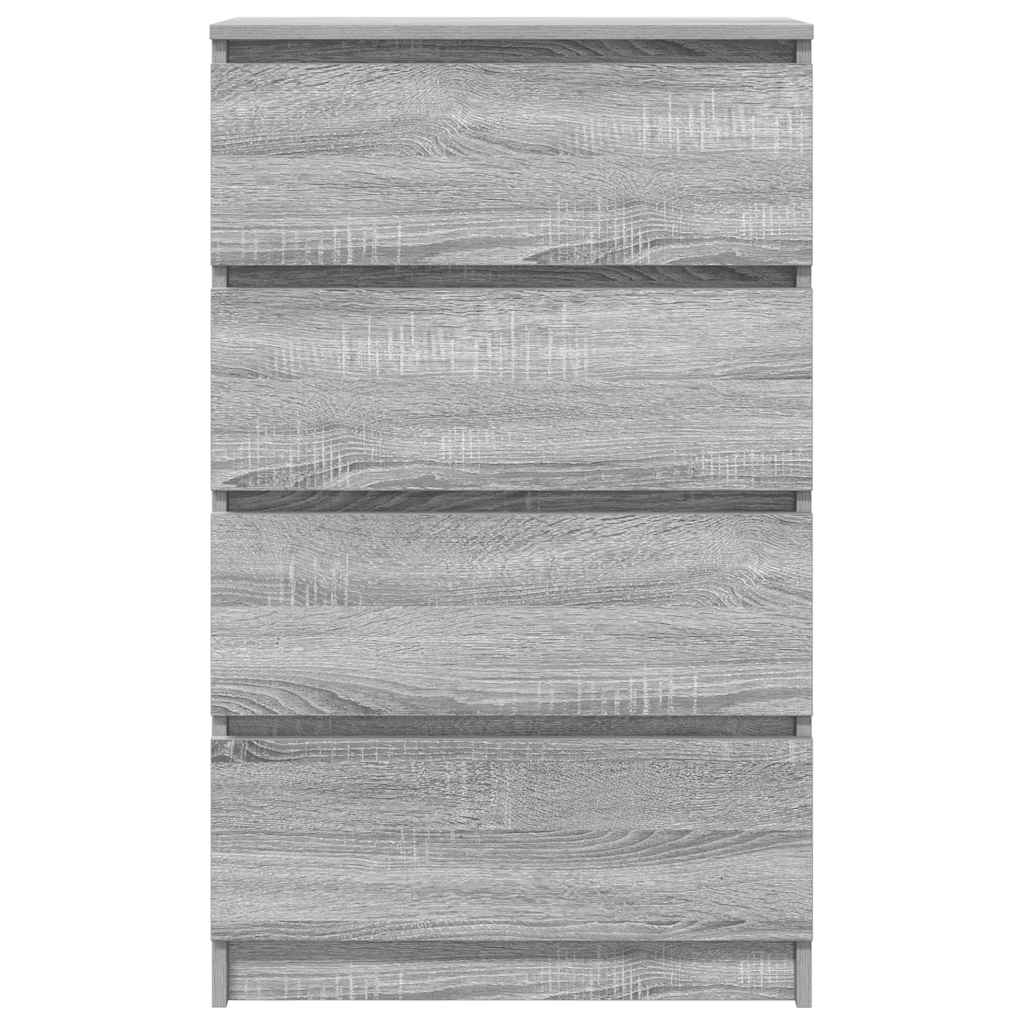 Sideboard Grau Sonoma 60x35x98,5 cm Holzwerkstoff