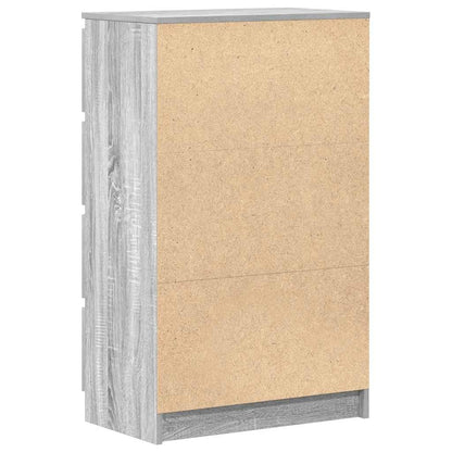 Sideboard Grau Sonoma 60x35x98,5 cm Holzwerkstoff