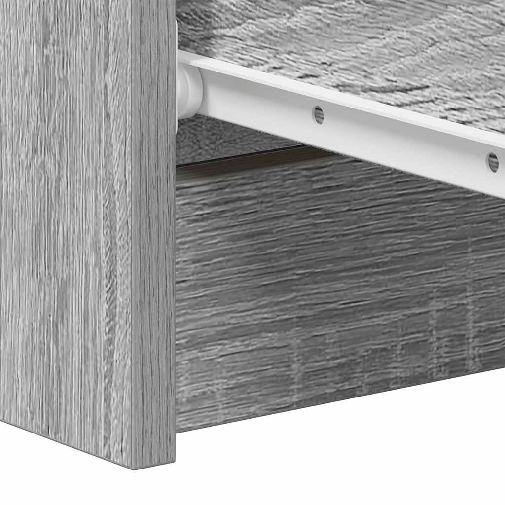 Sideboard Grau Sonoma 60x35x98,5 cm Holzwerkstoff