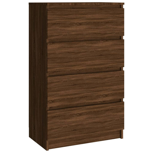 Skænk Brun Eg Look 60x35x98,5 cm Træmateriale