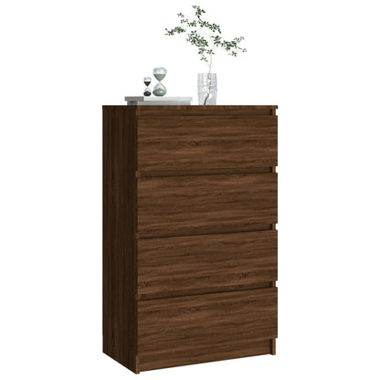 Skænk Brun Eg Look 60x35x98,5 cm Træmateriale
