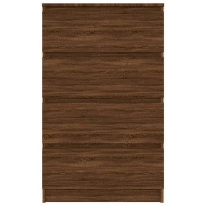 Skænk Brun Eg Look 60x35x98,5 cm Træmateriale