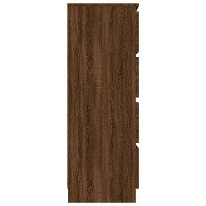 Skænk Brun Eg Look 60x35x98,5 cm Træmateriale