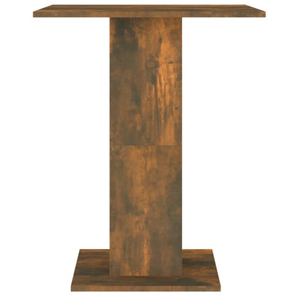 Bistrotisch Räuchereiche 60x60x75 cm Holzwerkstoff