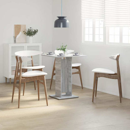Bistrotisch Grau Sonoma 60x60x75 cm Holzwerkstoff