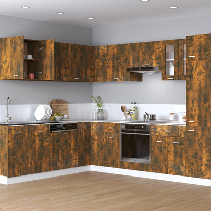 Hängeschrank Lyon Räuchereiche 60x31x60 cm Holzwerkstoff
