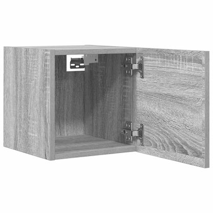 TV-Wandschränke 4 Stk. Grau Sonoma 30,5x30x30 cm