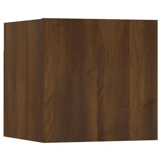 TV-Wandschrank Braun Eiche 30,5x30x30 cm