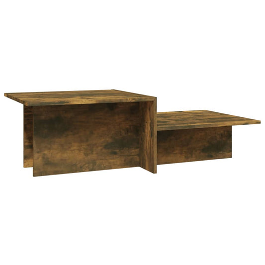 Couchtisch Räuchereiche 111,5x50x33 cm Holzwerkstoff