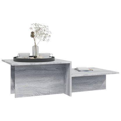 Couchtisch Grau Sonoma 111,5x50x33 cm Holzwerkstoff