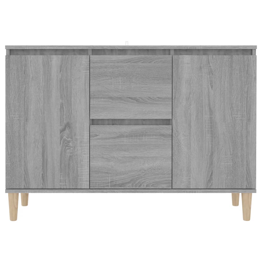 Skænk Grå Sonoma 101x35x70 cm træmateriale