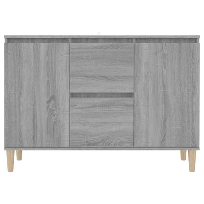 Skænk Grå Sonoma 101x35x70 cm træmateriale
