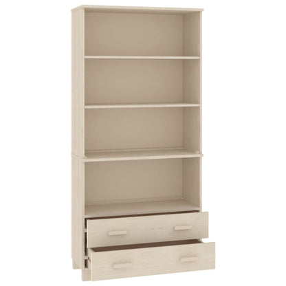 Highboard HAMAR Massivholz Kiefer Honigbraun