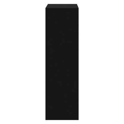 Schuhschrank Schwarz 63x24x81 cm Holzwerkstoff