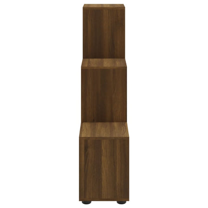 Treppenregal Braun Eichen-Optik 107 cm Holzwerkstoff