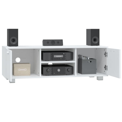 TV-skab Hvid 120x40,5x35 cm Træ Materiale
