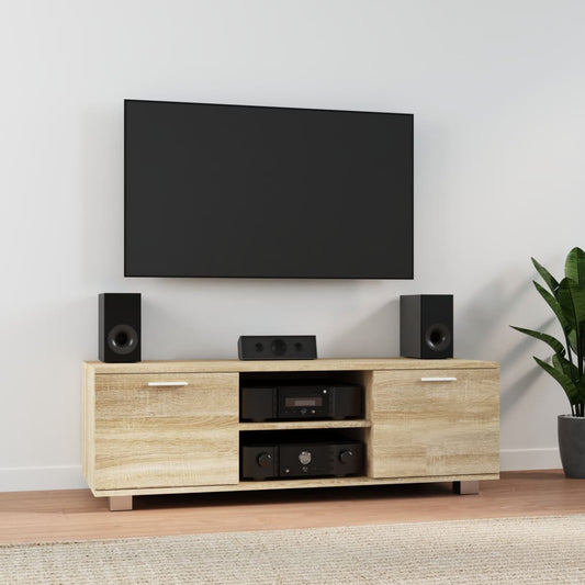 Tv-møbel Sonoma eg 120x40,5x35 cm træmateriale
