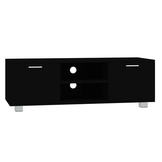 TV-skab Sort 120x40,5x35 cm Træ Materiale