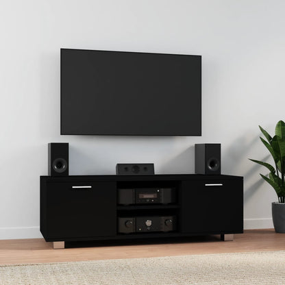 TV-skab Sort 120x40,5x35 cm Træ Materiale