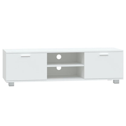 TV-skab Hvid 140x40,5x35 cm Træ Materiale