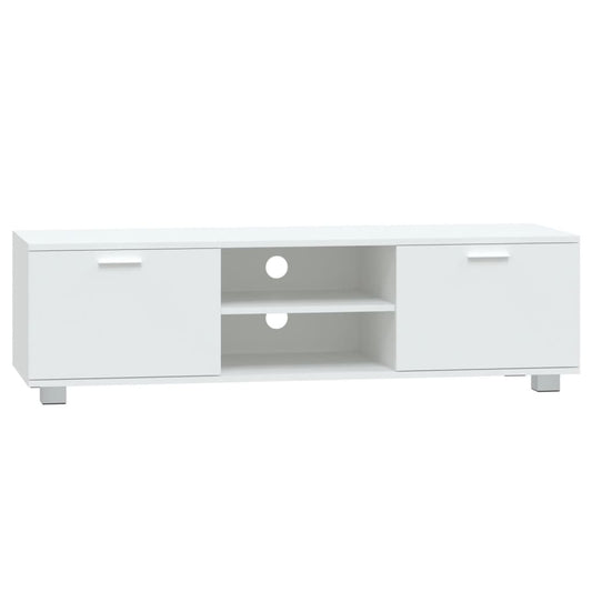 TV-skab Hvid 140x40,5x35 cm Træ Materiale