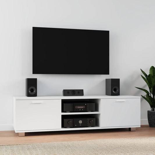 TV-skab Hvid 140x40,5x35 cm Træ Materiale