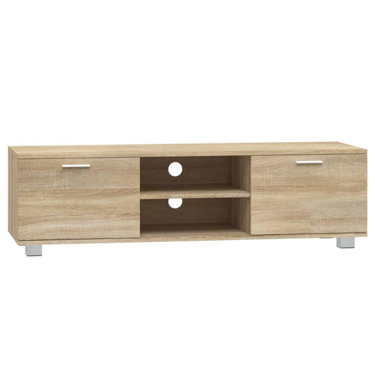 Tv-møbel Sonoma eg 140x40,5x35 cm træmateriale