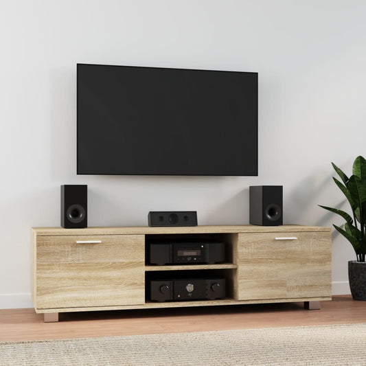 Tv-møbel Sonoma eg 140x40,5x35 cm træmateriale