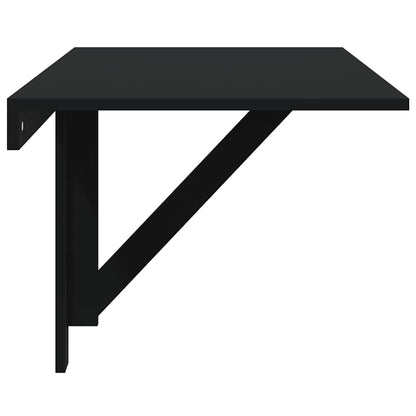Wand-Klapptisch Schwarz 100x60x56 cm Holzwerkstoff