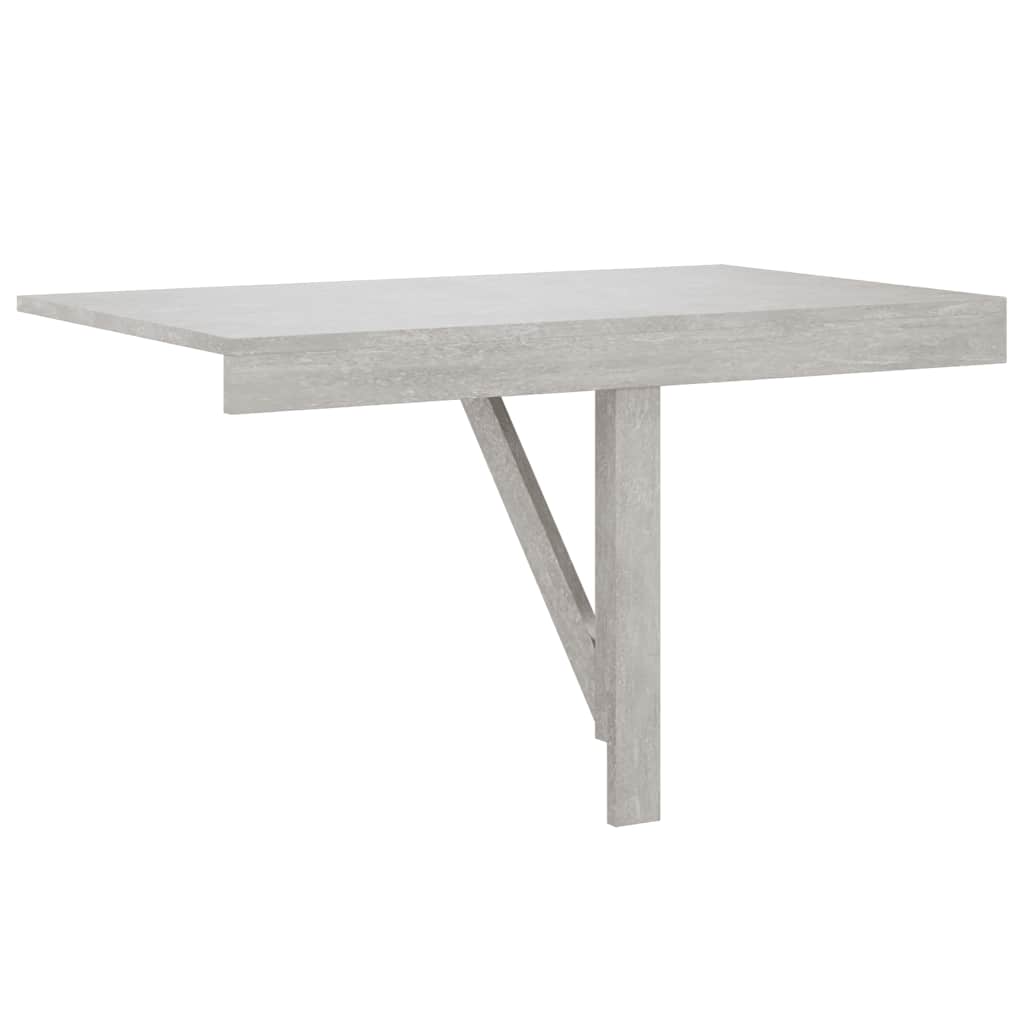 Wand-Klapptisch Betongrau 100x60x56 cm Holzwerkstoff