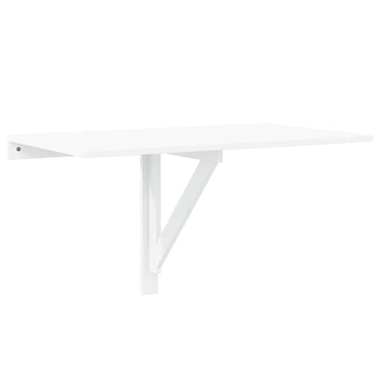 Wand-Klapptisch Hochglanz-Weiß 100x60x56 cm Holzwerkstoff