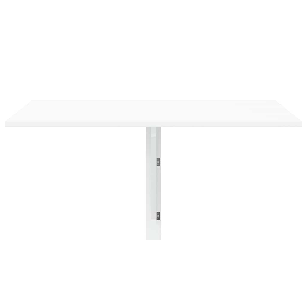 Wand-Klapptisch Hochglanz-Weiß 100x60x56 cm Holzwerkstoff
