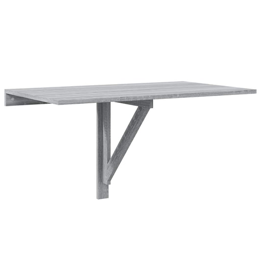 Wand-Klapptisch Grau Sonoma 100x60x56 cm Holzwerkstoff