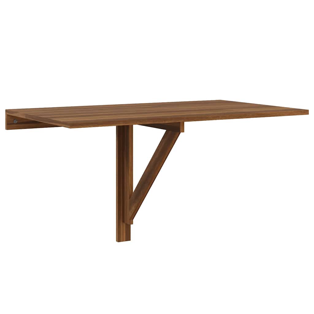 Wand-Klapptisch Braun Eichen-Optik 100x60x56 cm Holzwerkstoff