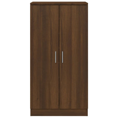 Schuhschrank Braun Eichen-Optik 55x35x108 cm Holzwerkstoff