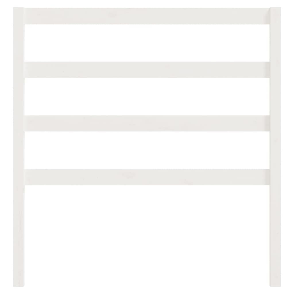 Kopfteil Weiß 96x4x100 cm Massivholz Kiefer