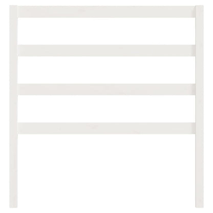 Kopfteil Weiß 96x4x100 cm Massivholz Kiefer