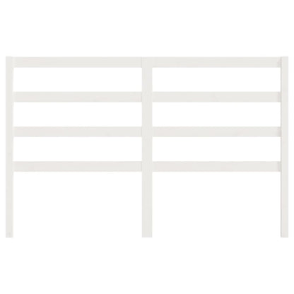 Kopfteil Weiß 146x4x100 cm Massivholz Kiefer