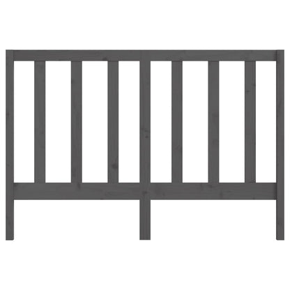 Kopfteil Grau 126x4x100 cm Massivholz Kiefer