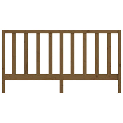 Kopfteil Honigbraun 206x4x100 cm Massivholz Kiefer