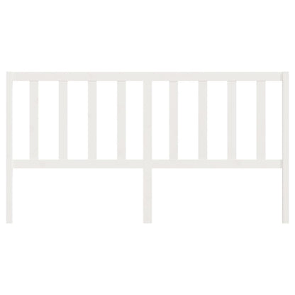 Kopfteil Weiß 206x4x100 cm Massivholz Kiefer