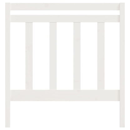 Kopfteil Weiß 106x4x100 cm Massivholz Kiefer