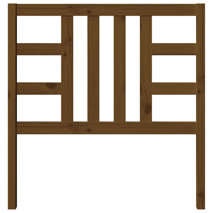 Kopfteil Honigbraun 96x4x100 cm Massivholz Kiefer