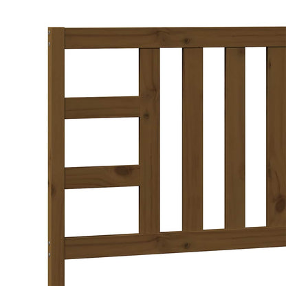 Kopfteil Honigbraun 96x4x100 cm Massivholz Kiefer