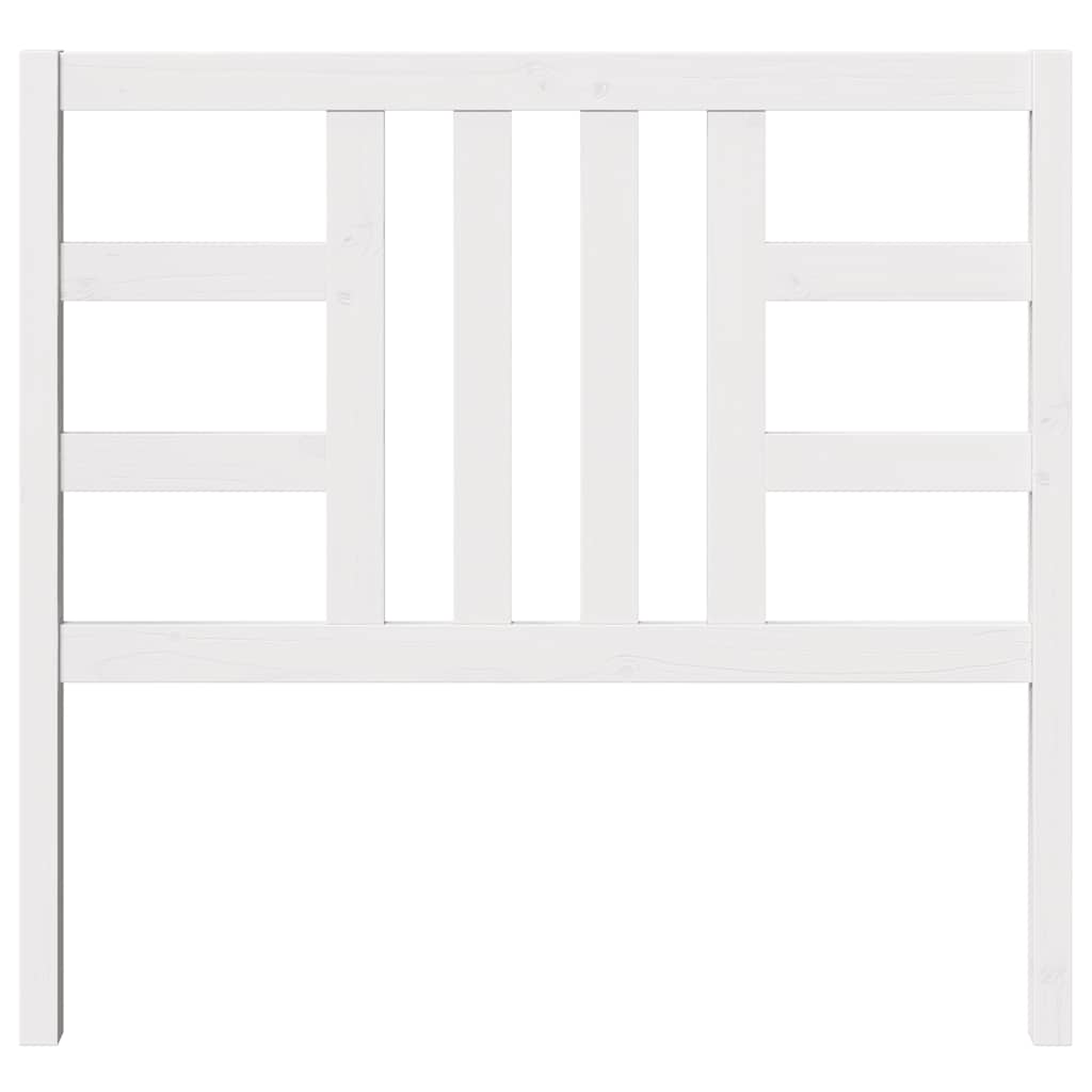 Kopfteil Weiß 106x4x100 cm Massivholz Kiefer