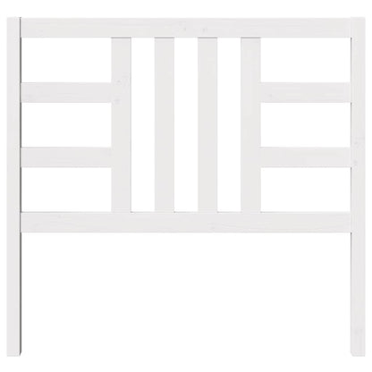 Kopfteil Weiß 106x4x100 cm Massivholz Kiefer